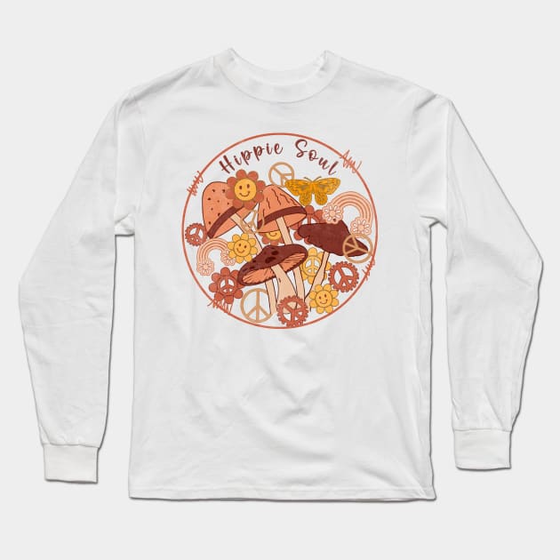 Hippie Soul Long Sleeve T-Shirt by Satic
